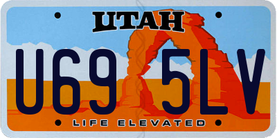 UT license plate U695LV