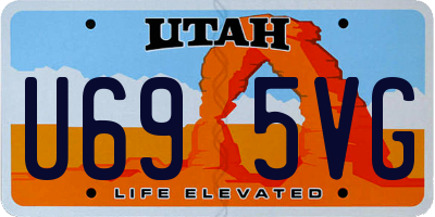 UT license plate U695VG