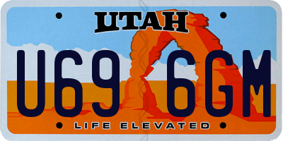UT license plate U696GM