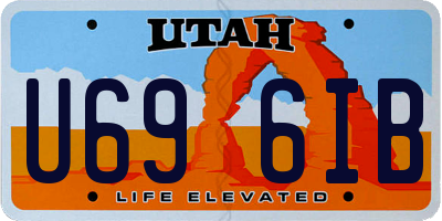 UT license plate U696IB