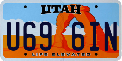 UT license plate U696IN