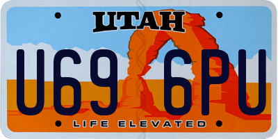 UT license plate U696PU