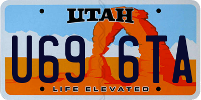 UT license plate U696TA