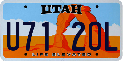 UT license plate U712OL