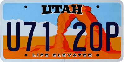 UT license plate U712OP