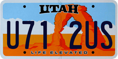 UT license plate U712US