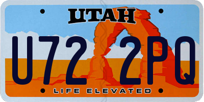 UT license plate U722PQ