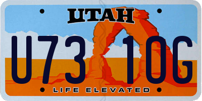 UT license plate U731OG