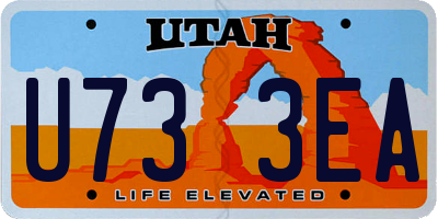 UT license plate U733EA