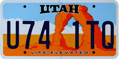 UT license plate U741TQ