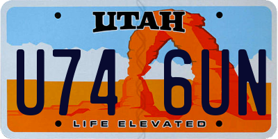 UT license plate U746UN