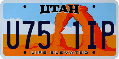 UT license plate U751IP