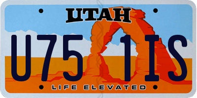 UT license plate U751IS