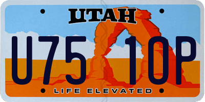 UT license plate U751OP
