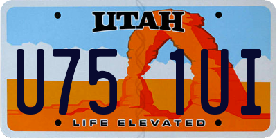 UT license plate U751UI