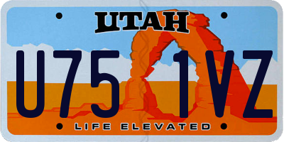 UT license plate U751VZ