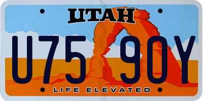UT license plate U759OY