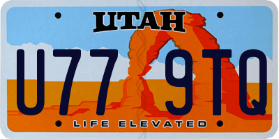 UT license plate U779TQ