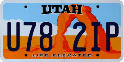 UT license plate U782IP