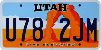 UT license plate U782JM