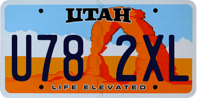 UT license plate U782XL