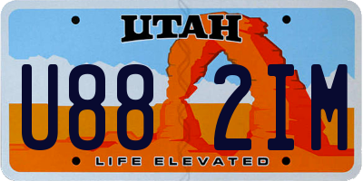 UT license plate U882IM