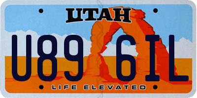 UT license plate U896IL