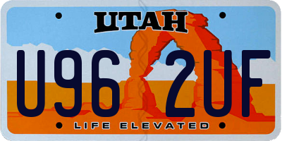 UT license plate U962UF
