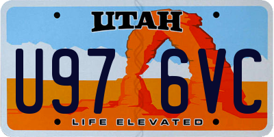 UT license plate U976VC