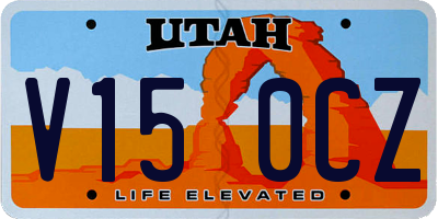 UT license plate V150CZ