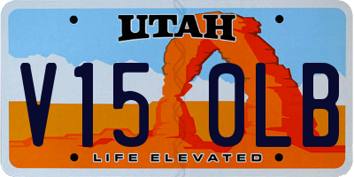 UT license plate V150LB