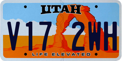 UT license plate V172WH