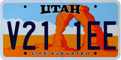 UT license plate V211EE
