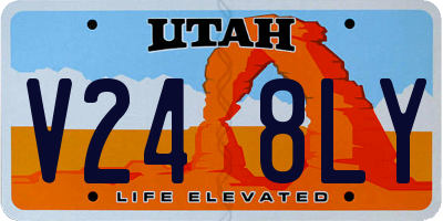 UT license plate V248LY