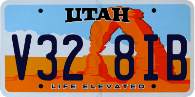 UT license plate V328IB