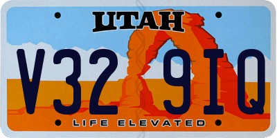 UT license plate V329IQ