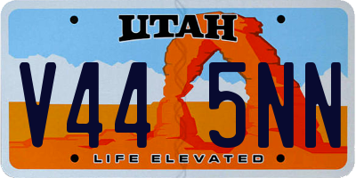 UT license plate V445NN