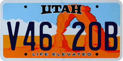 UT license plate V462OB