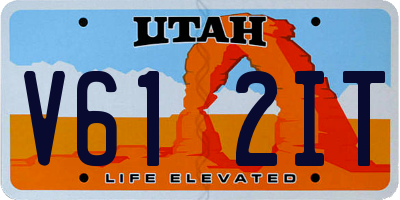 UT license plate V612IT