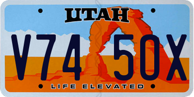 UT license plate V745OX