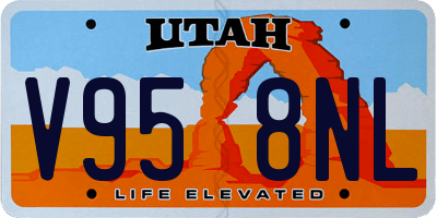 UT license plate V958NL