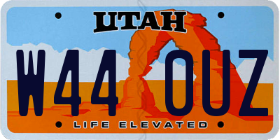 UT license plate W440UZ