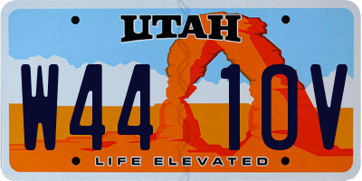 UT license plate W441OV