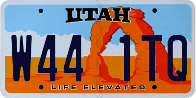 UT license plate W441TQ