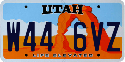 UT license plate W446VZ