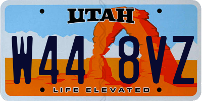 UT license plate W448VZ