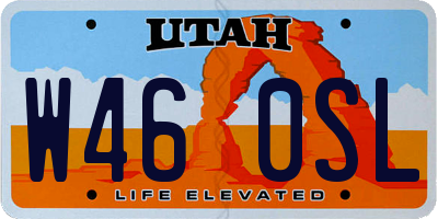 UT license plate W460SL