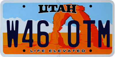 UT license plate W460TM