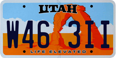UT license plate W463II