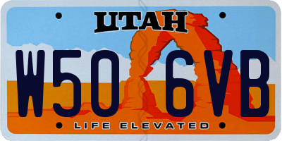 UT license plate W506VB